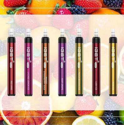 In het groot Sigaret IGET Vape IGET 1200 PLUS 650mah-de Pen van Vape van de Batterijnicotine