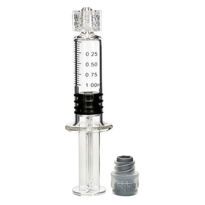 De Spuit van het de Olieglas van CBD THC DELTA8, het Slotspuit 1ml van IPlayecigs Luer