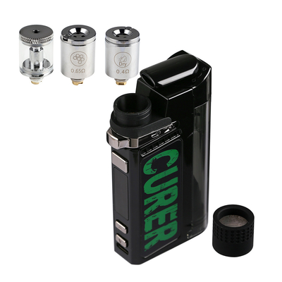 1500mAh CURER 3 in 1 Verstuiver van Wasvape, PCTG Droog Herb Vaporizer Kit