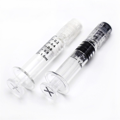 1/6 Spuit van het de Olieglas van Cbd van het Scharinstrument, 1ml Vooraf gevulde Luer-Slotspuiten