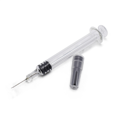 1/6 Spuit van het de Olieglas van Cbd van het Scharinstrument, 1ml Vooraf gevulde Luer-Slotspuiten