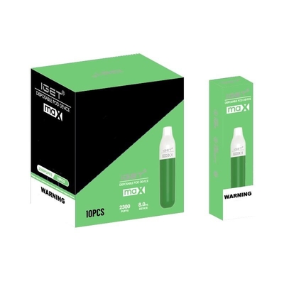 In Voorraad IGET 2300 van de de Batterij5% Nicotine van IGET de MAXIMUM 1100mah Pen van Vape Beschikbare