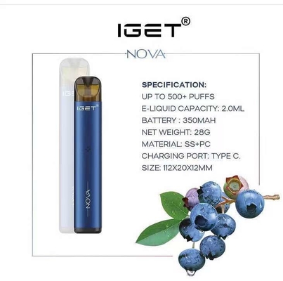 Originele Nova 3 de Aanzet Kit In Stock van IGET Vape IGET van Vape van de Soorten6% Nicotine