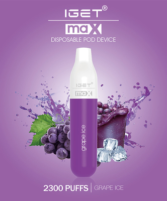 De authentieke Peulen van de het Apparaten1100mah Batterij 8ml van IGET MAX Vape Pen Electronic Cigarettes