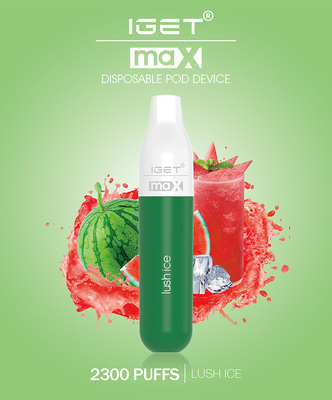 De authentieke Peulen van de het Apparaten1100mah Batterij 8ml van IGET MAX Vape Pen Electronic Cigarettes