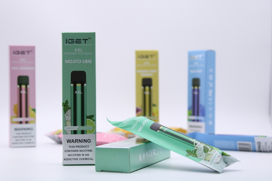 Originele IGET XXL 1800 puft de Beschikbare 950mAh-Uitrusting van de Peulapparaten van Batterij Elektronische Sigaretten