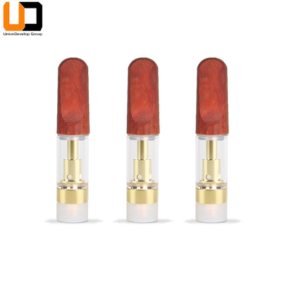 Ceramisch van het de Peulsysteem van de Rol0.5ml 1ml CBD Vape Patroon Houten de Uiteindenglas