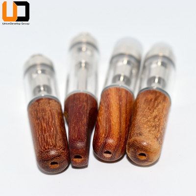 Ceramisch van het de Peulsysteem van de Rol0.5ml 1ml CBD Vape Patroon Houten de Uiteindenglas