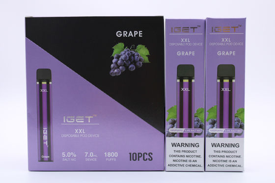 Anti-lekt Navulbare Systeempeul die de Pen van IGET roken XXL 1800 Vape