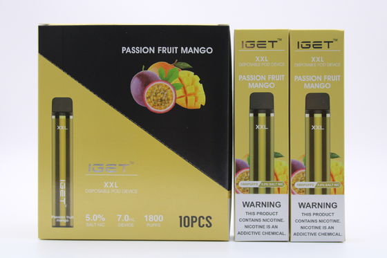 Anti-lekt Navulbare Systeempeul die de Pen van IGET roken XXL 1800 Vape