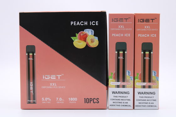 Anti-lekt Navulbare Systeempeul die de Pen van IGET roken XXL 1800 Vape