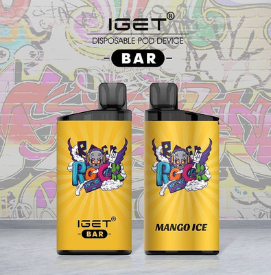 Originele Iget-Bar 3500 puft Beschikbare Vape Pen Device 13 de sigaret van saparoma's e in Voorraad