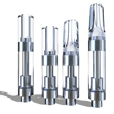 In het groot van de de olieverstuiver van CBD THC D8 vlakke ronde plastic het uiteinde1ml patroon