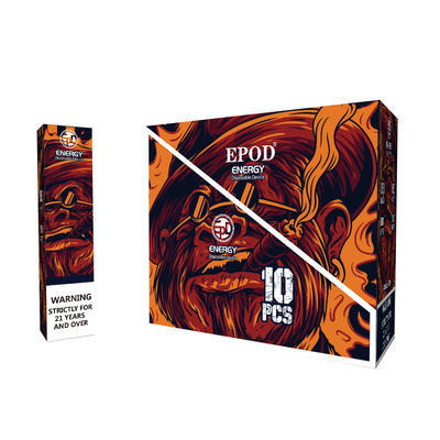 12ml puft capaciteitse vloeibare EPOD Energie 5000 beschikbare e-sigaret vape pen met 12 soortenaroma
