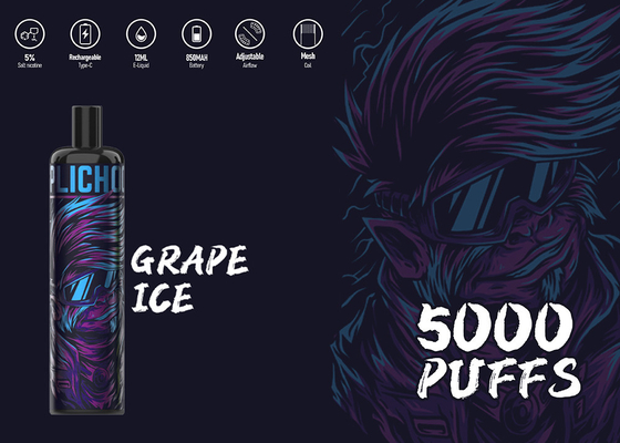 In het groot van de Energie Maximum 5000 rookwolken 5% van verstuiverepod de nicotine buitensporige smaak vapes