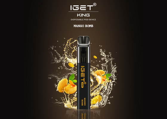 2022 Hete Beschikbare Vape-Koning 2600 van Iget van de Pennen6% Nicotine Beschikbare Rookwolken