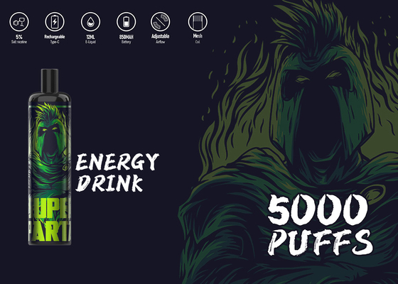 De Sigaret van de 5000 Rookwolkenepod Energie E, Multi de Aroma'sverstuiver van Epod