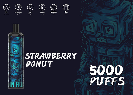 In het groot van de Energie Maximum 5000 rookwolken 5% van verstuiverepod de nicotine buitensporige smaak vapes