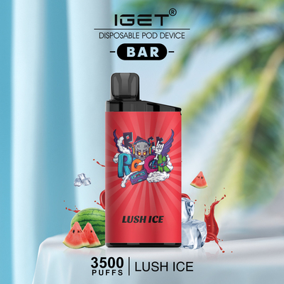 Originele BAR 3500 van 100% IGET ROOKWOLKEN 5% pen van nicotine Beschikbare vape