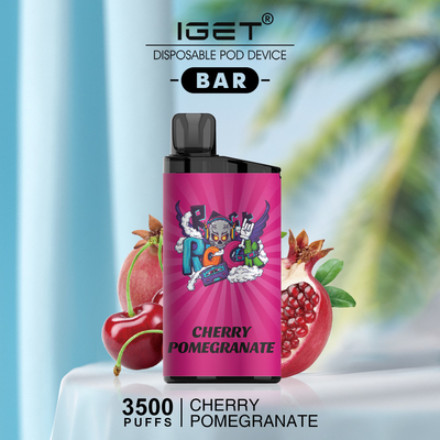 Originele BAR 3500 van 100% IGET ROOKWOLKEN 5% pen van nicotine Beschikbare vape