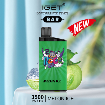 Nieuwe Aroma's Beschikbare IGET BAR 3500 puft pen van de nicotine de Beschikbare Vape van 12ml 5%