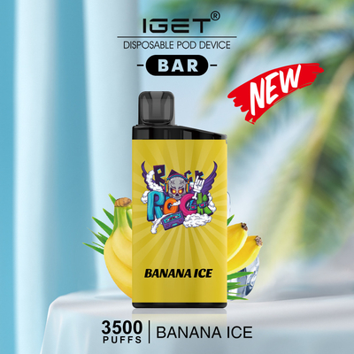 Nieuwe Aroma's Beschikbare IGET BAR 3500 puft pen van de nicotine de Beschikbare Vape van 12ml 5%