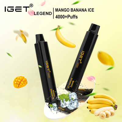 2022 nieuwe aankomsthigh-end IGET legende 4000 ROOKWOLKEN 13 pen van de nicotine de beschikbare vape van soortenaroma's 5%