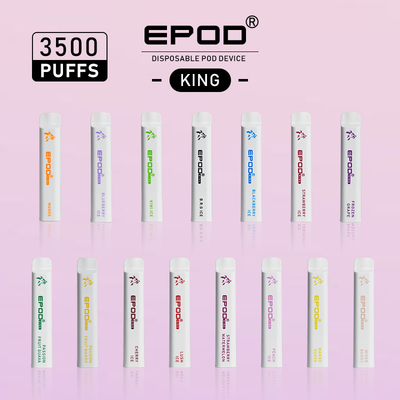 Van het Aroma Beschikbare Vape van het aardbeiijs van het Apparatenepod Koning 3500 Rookwolken