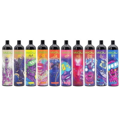 Originele Beschikbare het apparatenpeul 9000 van Miou puft 750 navulbare mAh20ml 10 aroma's