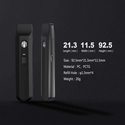 Het voorverwarmen met Knoop1ml 280mAh Navulbare Beschikbare Vape Peul