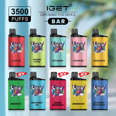 ORIGINELE IGET-BAR BESCHIKBARE VAPE PEN 3500 ROOKWOLKEN - Gemengde Bes