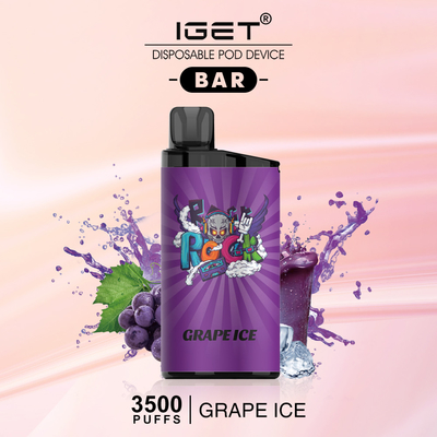De snelle Zoute Pen van de BAR Beschikbare Vape van het 20 Soortenaroma IGET van de Expresdienst5% Nicotine