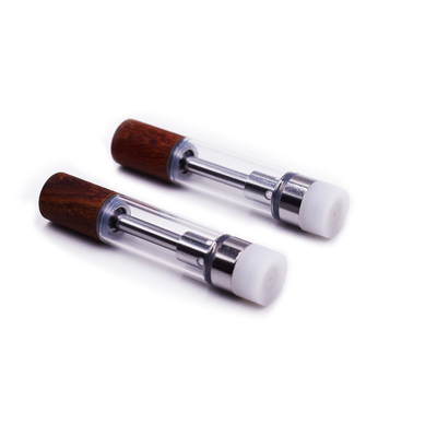 510 van het de tank Houten Uiteinde van het draad1.0ml lege glas Karren van Cbd voor Verkoop