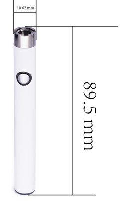 B9 adjutable het voltage cbd vape batterij -2.8~3.5~4.2V van de Batterijknoop 350mah