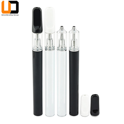 De navulbare/beschikbare ceramische de rol cbd thc olie van het douaneembleem 0.5/1.0ml vape sluit 400mAh op