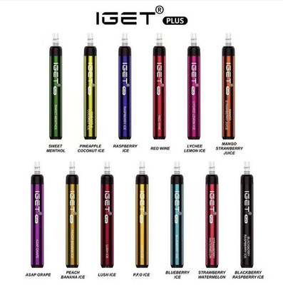 100% de authentieke Sigaret Iget van Iget E plus 1200 de Pen van Vape van de Rookwolken4.8ml 5% Nicotine