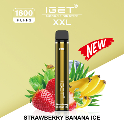 Nicotine IGET XXL 1800 de Beschikbare Sigaret van Rookwolkenvape