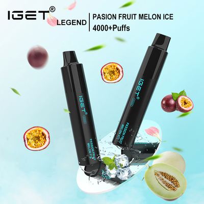 IGET-Legende 4000 zoute 12ml beschikbare vapepen van de rookwolk5% nicotine met 13 soortenaroma