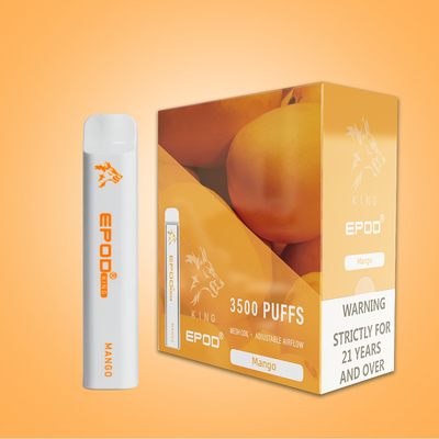 10ML navulbare EPOD Beschikbare Vape 3500 Rookwolken met 850mah-Batterij