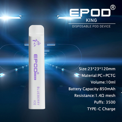 IGET-KONING 3500 van Aroma'sepod puft Rokende Damp Elektronische Sigaret