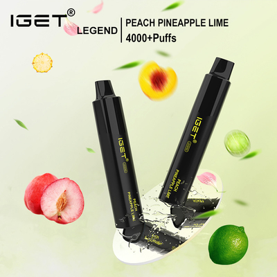 IGET-Legende 4000 puft 5%-pen van het aroma Beschikbare vape van Nicotine de zoute 9 soorten