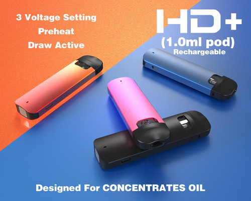 Roestvrij staal 316 van de de penpeul 2ml van CBD vape van de capaciteitsthc de olie Veranderlijk Voltage