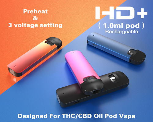Beschikbare Vape Peul 316 van CBD Roestvrij staal Geschikt voor Dikke/Dunne Olie