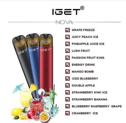 Vervangbare Beschikbare IGET NOVA Vape Kit With 13 Aroma's