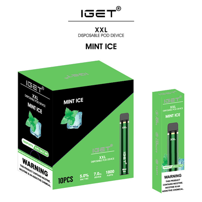 De populaire Fruitaroma's 7ml Beschikbare Iget Vape 1800 puft de Sigaretpen van Iget Xxl E